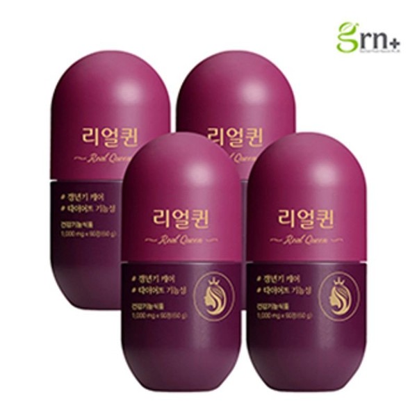 GRN GRN Real Queen 4 boxes (4 months supply), single option / GRN 지알앤 리얼퀸 4박스(4개월분), 단일옵션