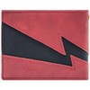 Flash Fastest Man Alive Gold Metallic Bolt Emblem Wallet Bi-Fold