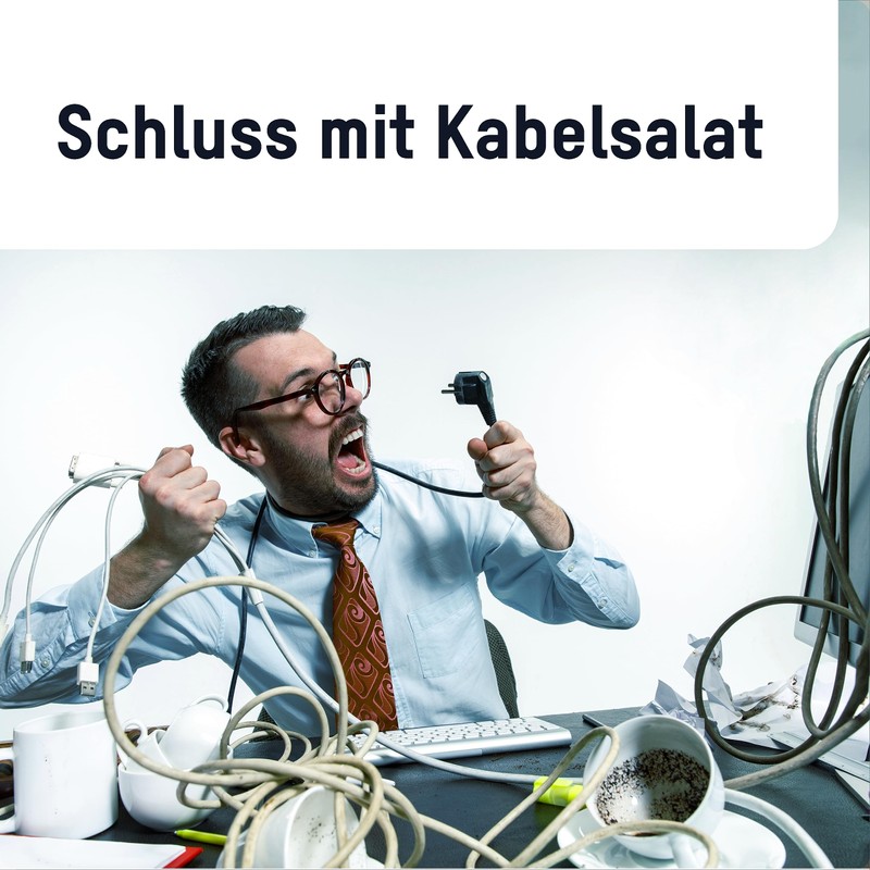 ANSMANN Energy-Saving AES3.2 Power Socket Adaptor, Programmable Switchable Power Socket