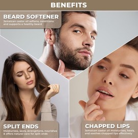 The Organic Forest – VEGAN . PURE . NATURAL Organic Black Jamaican Castor Oil - 100% Pure, Cold Pressed, Unrefined - Best for Hair, Skin, Eyebrows & Eyelashes - Helps Thicker, Stronger Hair - Moisturizes Skin - Natural & Vegan