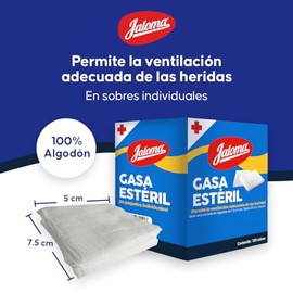 Gasa Esterilizada 7.5 X 5 Cm C/100 Pz