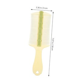 Peines Anticaspa de Plástico con Mango Ergonómico, Doble Cara, 6 Piezas para Eliminar Liendres en Perros y Gatos, Color Verde y Negro