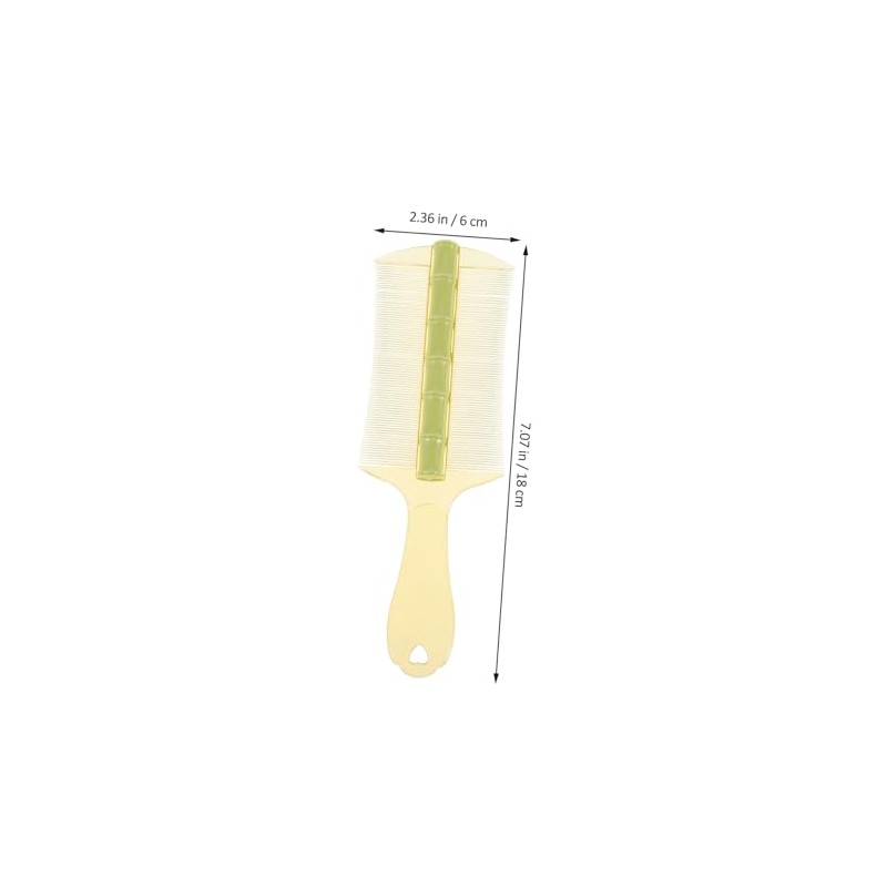 Peines Anticaspa de Plástico con Mango Ergonómico, Doble Cara, 6