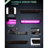 Dynamic Pink Purple LED Rear Side Marker Lights for 2011-2014