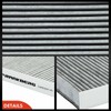 Frankberg 2x Cabin Air Filters with Activated carbon Compatible with