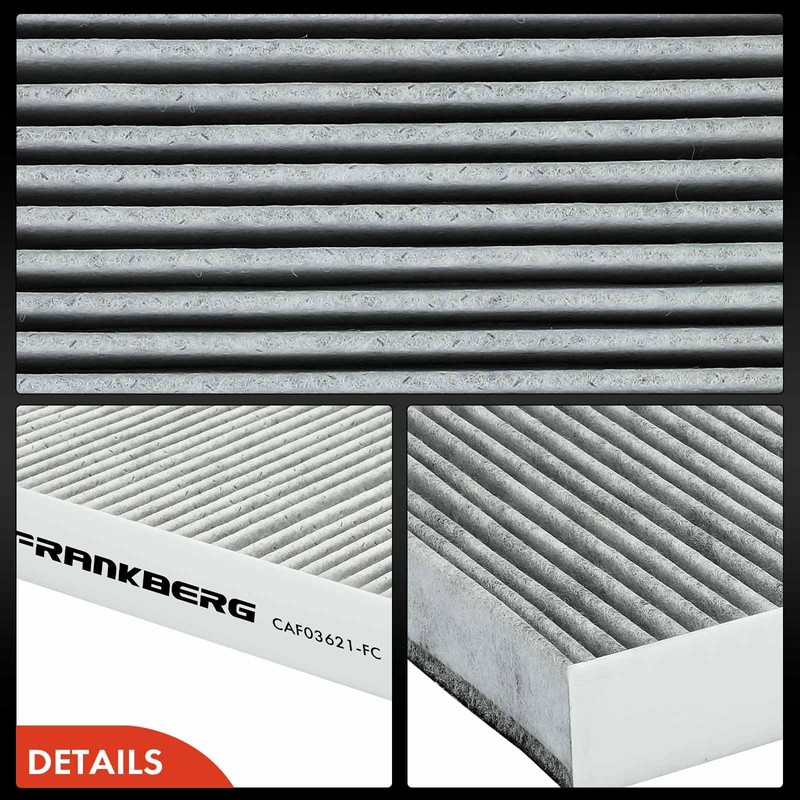 Frankberg 2x Cabin Air Filters with Activated carbon Compatible with