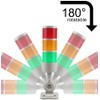 Luban Stack Lights, Industrial Signal Tower with Rotatable Base, Steady/Flashing