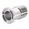 QiiMii 1/2" Tri Clamp Male Adapter to 1/2" BSPT Thread