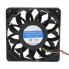 120mm Computer Case Fan Double Ball Bearing Support PMW Temperature