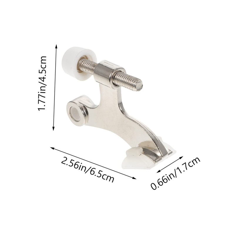 NUOBESTY Door Hinge Stopper 4pcs Door Gap Blocker with Cushioned