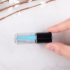 Super Z Outlet Clear (1/6 Oz/5 ml) Plain Glass Container Tubes Roll-On Bottles with Ball Tips and Black Caps for Homemade Lip Care Products, Essential Oils, Cosmetic Gift, Perfumes (24 Pack)