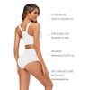 Molasus Women's Soft Cotton Underwear Briefs High Waisted Postpartum Panties