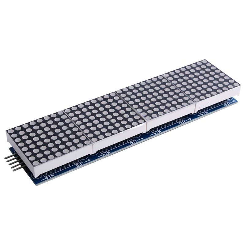 GeeekPi 2 Pack MAX7219 8x32 Dot Matrix MCU 4 in
