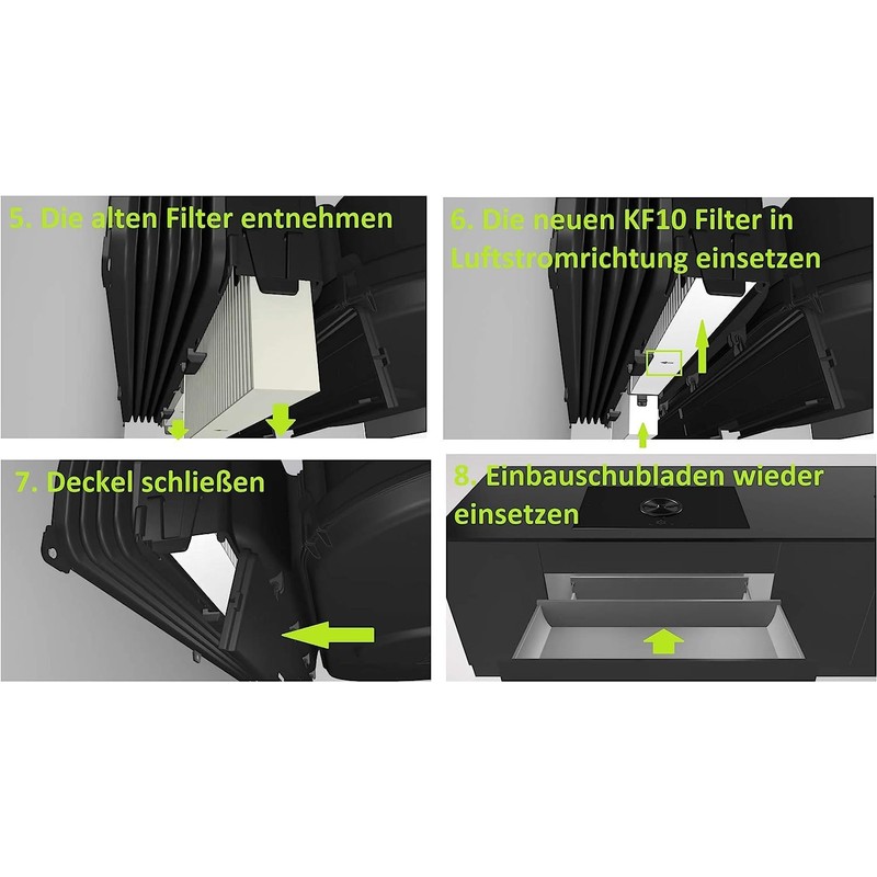 Kf3tec Air Filter, BAKFS, 2 Activated Carbon Filters for BIU/BHU/BFIU,