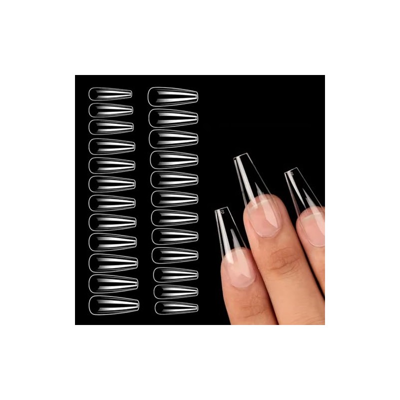 470 Pieces False Nail Tips, Half Nail Tips, Nail Tips