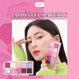 rom&nd Better Than Palette 102g (07 Berry Fuchsia Garden) | Eye Makeup Palette, Matte & Shimmer Eye Shadow, Sparkling Glittery, various 10 shades, Lon