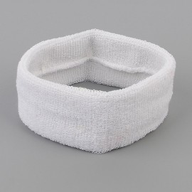 Colorful Sports Headband Bandana Running Band Tennis Band White 4ea