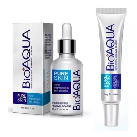 Bioaqua Crema+ Serum Bioaqua Pure Skin Tratamiento Anti-acne Manchas