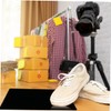 KOMBIUDA 2pcs Black Acrylic Photography Reflective Display Board Tabletop Photo