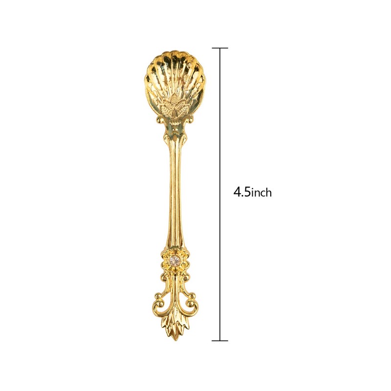 Yarlung 16 Pack Mini Coffee Spoons, 4.5 Inch Demitasse Vintage