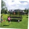 KOMBIUDA 1pc Black Trampoline Replacement Mat Uv-Resistant Round Jumping Pad