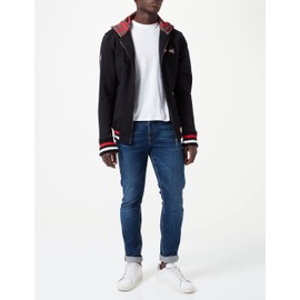 Lonsdale Men's Lancaster Hooded Sweatjacket - Black, Small