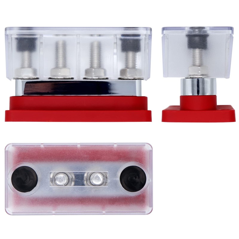 AMOMD 600A Bus Bar 4 Studs (3/8 inch) M10 High