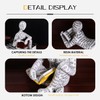Heatunk Modern Abstract Thinking Women Statue - Aesthetic Sculpture for