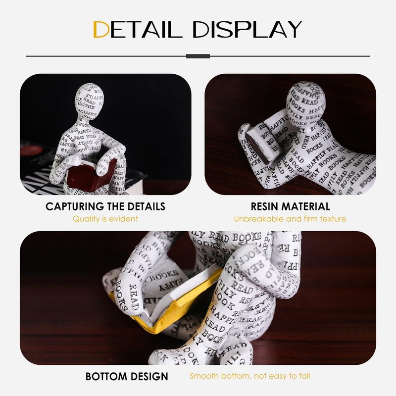 Heatunk Modern Abstract Thinking Women Statue - Aesthetic Sculpture for