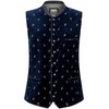 Stockerpoint Men's Vittorio Costume Vest, indigo