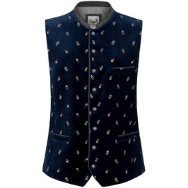 Stockerpoint Men's Vittorio Costume Vest, indigo