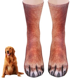 JMGDJMG Christmas Gifts Funny Animal Paw Socks Stocking Stuffers for Adults Women Men Teen White Elephant Gifts Gag Gift