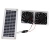 Solar Powered Fan 50W Light Portable Multi Purpose Strong ABS