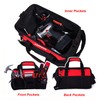FASTPRO 14-Inch Zip-top Wide Mouth Open Storage Tool Bag, Classic