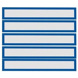 magnetoplan 1131803 Magnetofix Topsign Frame Magnet (Pack of 5) 319X52 MM Blue