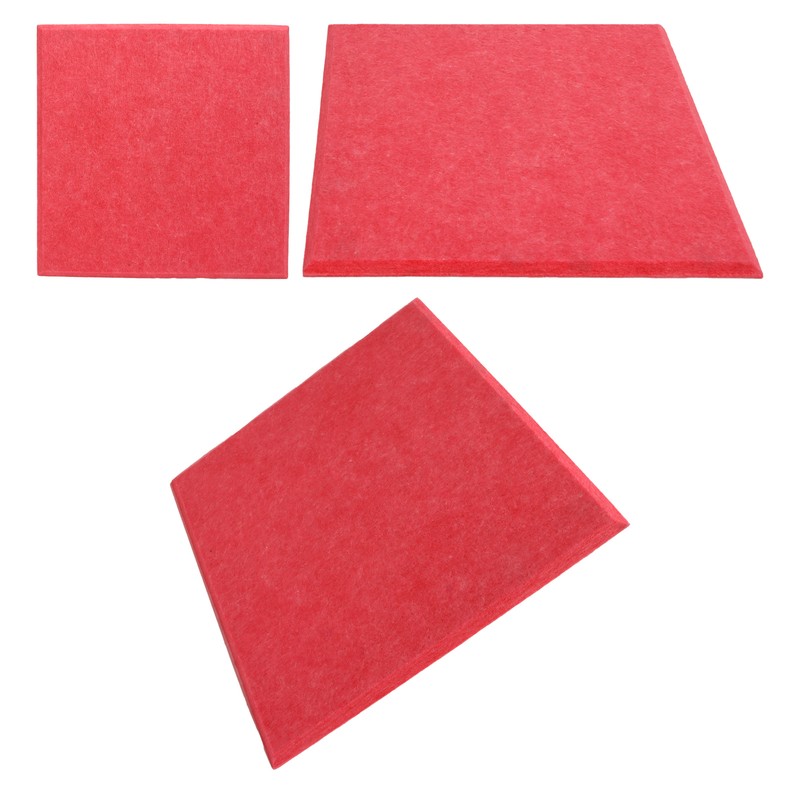 6Pcs Acoustic Absorption Panel Thickened Reduce Reverb SoundProof Padding Absorber(Pink