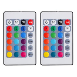 SUPERNIGHT 24 Keys RGB LED Strip Light Wireless Dimmer Remote Controller Led Light Remote Replacement for SMD 5050 3528 2835 Led Strip Lights