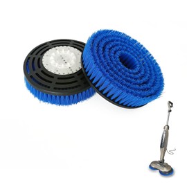 2 Pack S7001 Upgraded Mop Pad Replacement Brush Heads for Shark Steam Mop Pads | Professional Cleaning and Polishing | Compatible with Shark S8201/S7000Series | for Deep Cleaning Hard Floors (Blue)