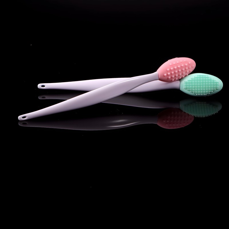 10pcs Silicone Scrub Lip Brush, Double Side Lip Exfoliating, Nose