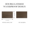 BACKTOEDEN Leakproof Placemats Set of 6, 2-Layer Waterproof placemat for