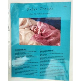 CH-23 Easy Knit Worsted Weight Baby Blankets in 3 styles Bev Galeskas 1997
