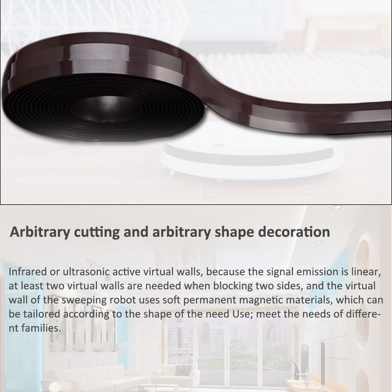 Virtual Magnetic Strip Wall for Strong Magnetic Virtual Protection Wall