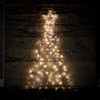 Lights4fun Christmas Outdoor 160 Dual Colour LED Shooting Star Hanging