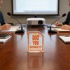Office Decor Gift Acrylic Square Plaque But Did You Document