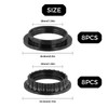 16 Pcs Lamp Shade Rings, 2 Size Lamp Shade Adapter