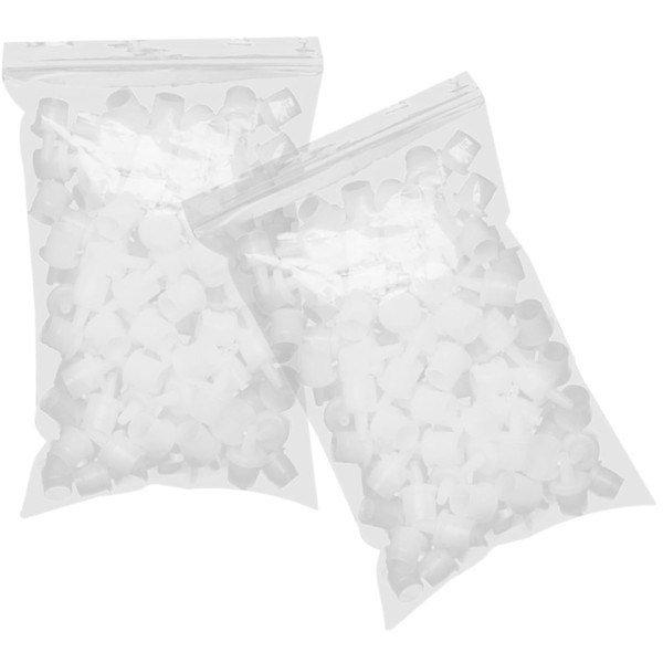 PACKOVE 200pcs Super Strong Lash Glue Bottle Stopper Eyelash Extension