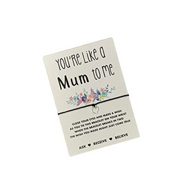 Like a Mum to me gift | Gift for step Mum | Like a mum to me wish bracelet | Bonus Mum gift