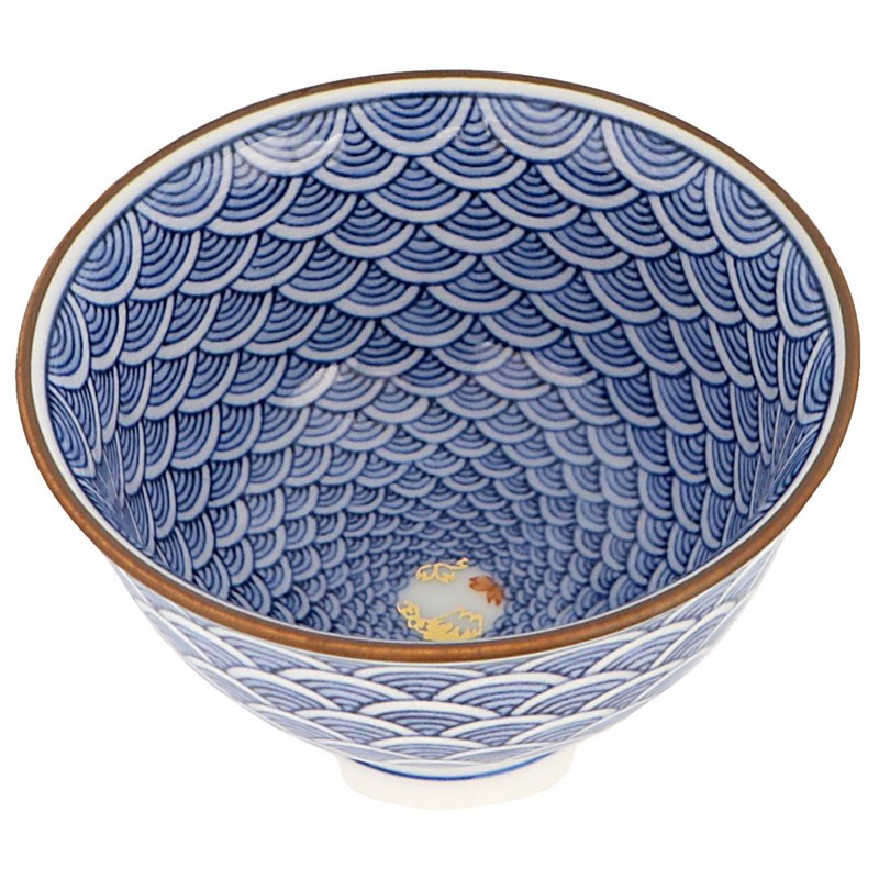 Hasami midō Kilns 急須 茶器 Set (with box) Seigaiha 尽si