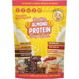 Macro Mike Premium Almond Protein Sample Pack 40g X 8