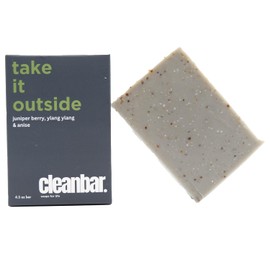 Cleanbar All-Natural Bar Soap - Take It Outside - Juniper Berry, Ylang Ylang, Patchouli and Anise Exfoliating Bar Soap